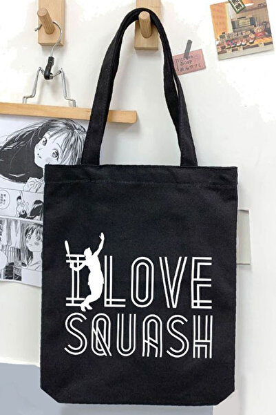 Darkhane Squash Black Unisex Gabardine Canvas Bag