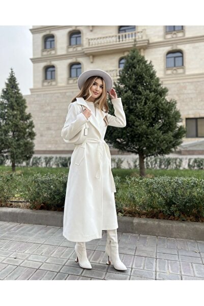 Pitti Women's White Windbreaker Coat