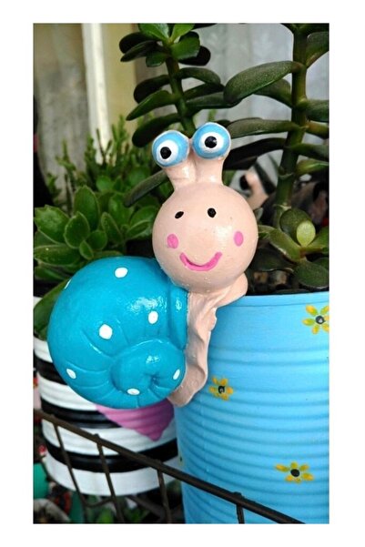 Gardenia Art Hobi Salyangoz Saksı Süsü