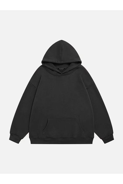 Mad&Calf Unisex oversize fleecová mikina Porsche s potiskem