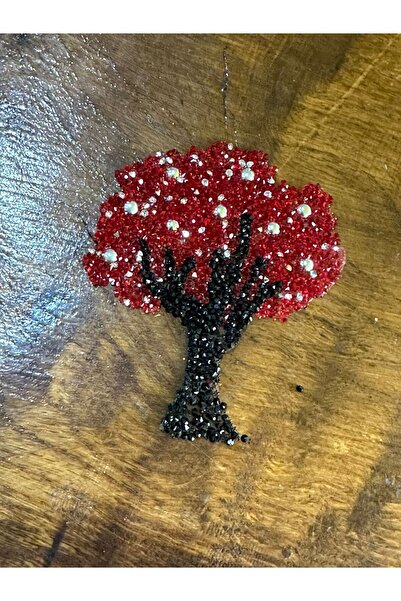 Gönülden Tasarım 9X8 CM TAŞLI ÜTÜ İLE YAPIŞAN AĞAÇ ARMA YAMA GİYİM KOT TİŞÖRT...