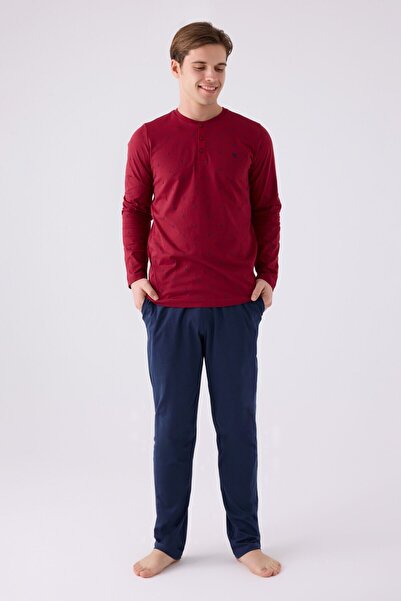 Arnetta Arnetta Чоловічий піжамний комплект з довгими рукавами
