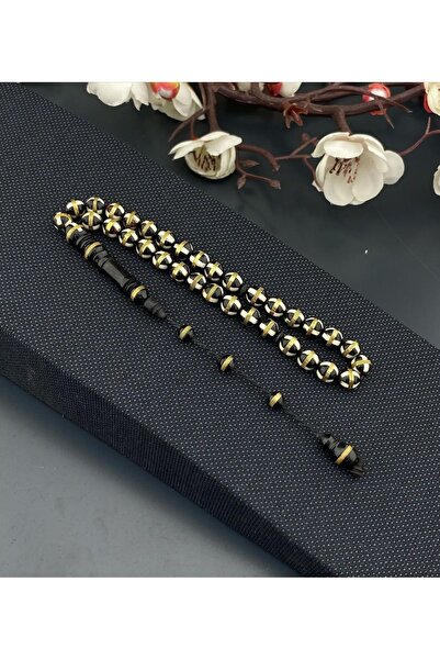 TESBİH ADAM مسبحة صلاة من خشب البراز - تصميم مطرز