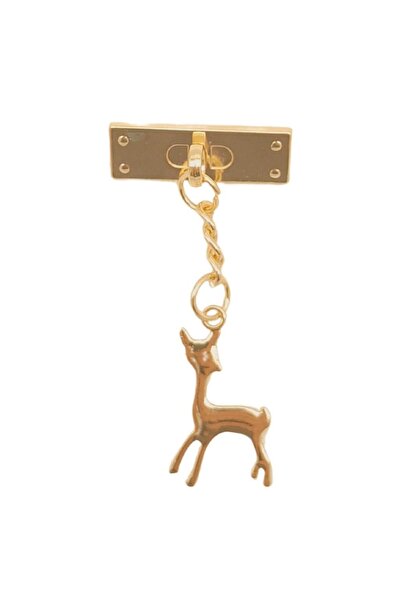 angel çanta aksesuar Geanta Model Angel Deer - Culoare Auriu Deschis, Ornamen...