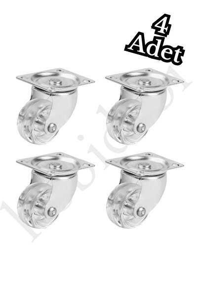 HOBİDABİ Döner Tablalı Teker Masa Dolap Tekerleği 60 Kg Taşıma Kapasitesi No:116
