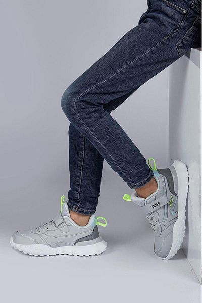 Jump 29601 Pantofort ortopedic gri pentru băiat