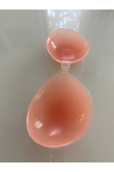secret night Silicone Bra Strapless Bra Sticky Bra Skin Colored Plumping Features Unpadded