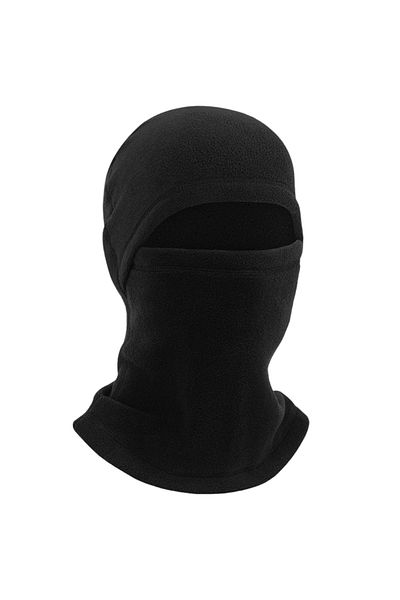 AXE SPORTSWEAR Unisex Winter Black Thermal Fleece Snow Mask - Set of 2 Skiing, Cycling, Motorcycle Helmet Beanie
