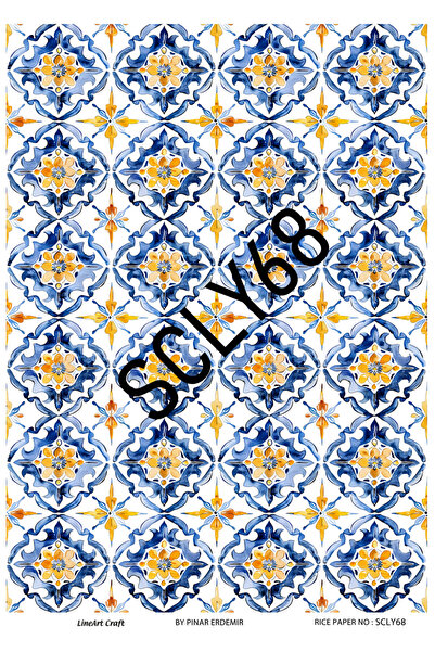 LİNEART Sicilian Series Scly68 Brass Decopage 30*42 cm