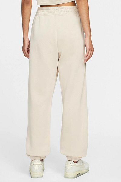 Nike Sportswear Regular Fit Pant Loose and Long Cut Sweatpants Cream