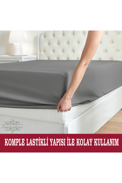 by ballı biocotton Luks 100% Cotton Biocotton - Elastic Single/double/king Size/baby Bedsheet Combed Cotton