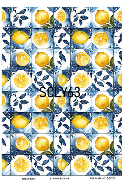 LİNEART Scly63 Model Sicilian Series - 30*42 cm Brass Decopage