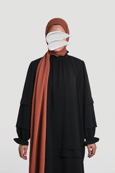 Lemaye Defne Elbise Ferace - Siyah