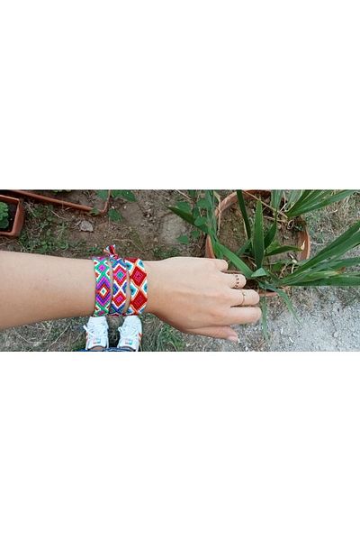 Şengül Handmade String Knitted Set of 3 Bracelets