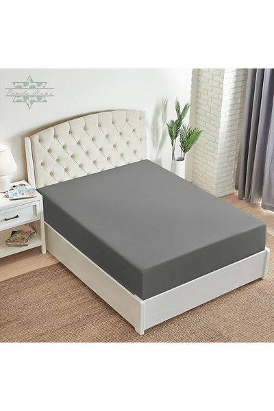 by ballı biocotton Luks 100% Cotton Biocotton - Elastic Single/double/king Size/baby Bedsheet Combed Cotton
