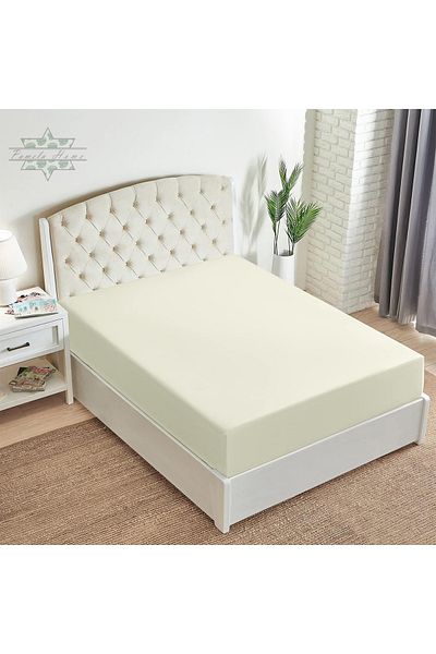 by ballı biocotton Luks 100% Cotton Biocotton - Elastic Single/double/king Size/baby Bedsheet Combed Cotton