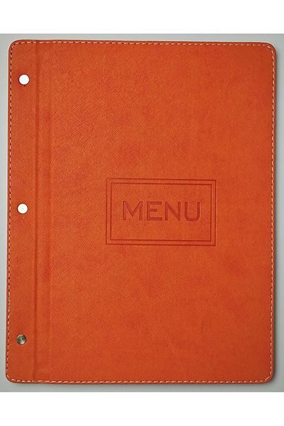ankara menü A4 Transparent Leather Screw Mounted Plastered Cloth Pattern - 1 Piece