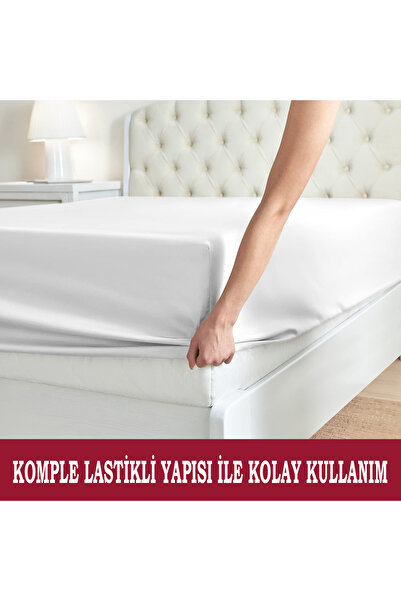 by ballı biocotton Luks 100% Cotton Biocotton - Elastic Single/double/king Size/baby Bedsheet Combed Cotton