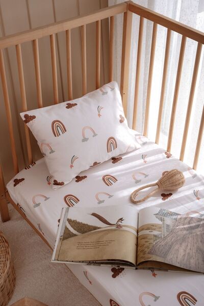 Lollie Baby&Kids Tek Kişilik Bebek ve Çocuk (90x190cm) Lastikli Çarşaf Uyku T...