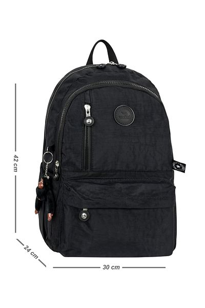 Çanta Trend Rucsac pentru liceu și gimnaziu Crinkle Fabric - Geantă de școală