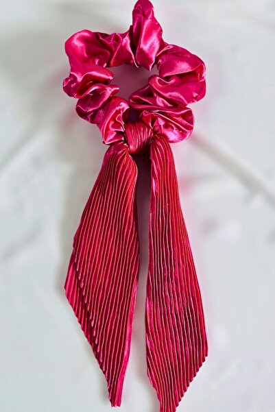 PETEK AKSESUAR وشاح مطوي مشبك الخبز زهرة الرمان