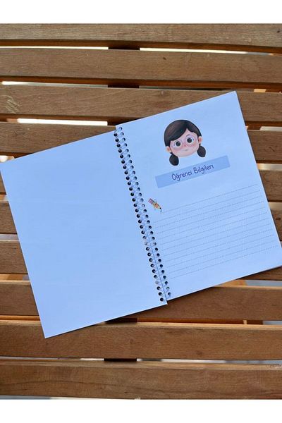 EyER Shoping 1 Yillik Pink Children's Homework Tracker