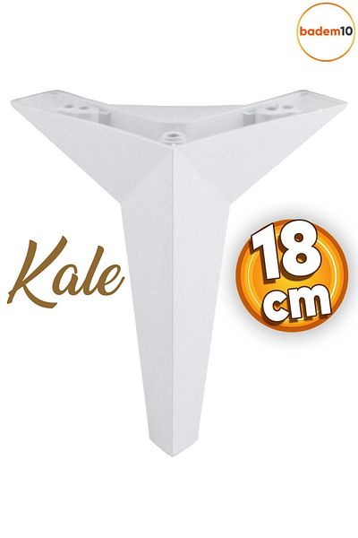 Badem10 Kale Mobila Canapea Unitate Tv Picior Fotoliu 18 Cm Picioare Consola Alb