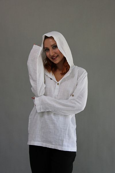 ASC SUN Unisex Linen Hooded Sweet Sweatshirt
