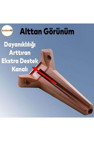 Badem10 Canapea de lux din cedru - 18 cm din lemn maro cu model picioare fotolii TV