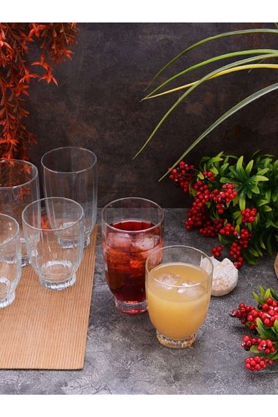 Paşabahçe Amore Water and Soft Drink Set 12 Pieces