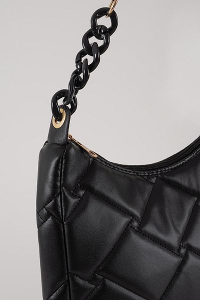 CZ London Women's Quilted Puff Sleeve Bag