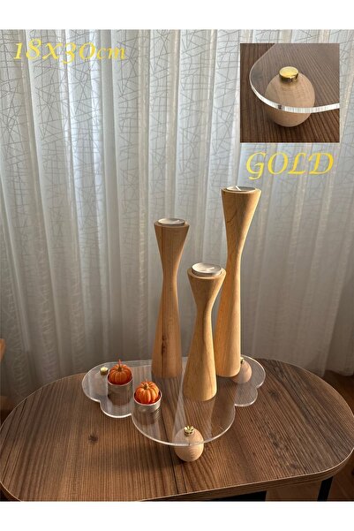 Pleksiglass Ahşap Top Ayaklı Pinterest Şeffaf Organizer Düzenleyici Pleksi St...