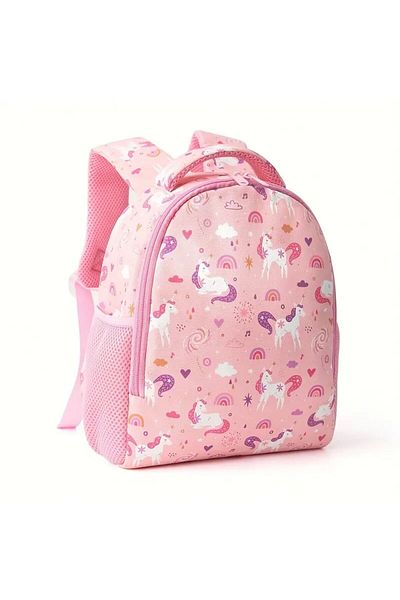 GlassySKY Unicorn Backpack for Kids, Waterproof. Front Pocket and Adjustable Shoulder Strap