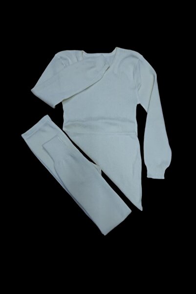 ERKİLET Set de lenjerie de corp din lână cu mânecă lungă