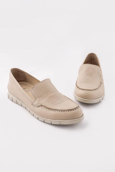 CZ London Genuine Leather Women's Casual Shoes Flexible Sole Daily Laceless