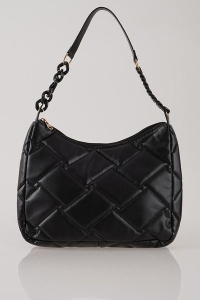 CZ London Women's Quilted Puff Sleeve Bag