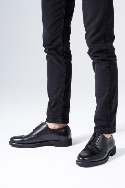 CZ London Klasické pánské boty z pravé kůže Šněrovací boty Oxford