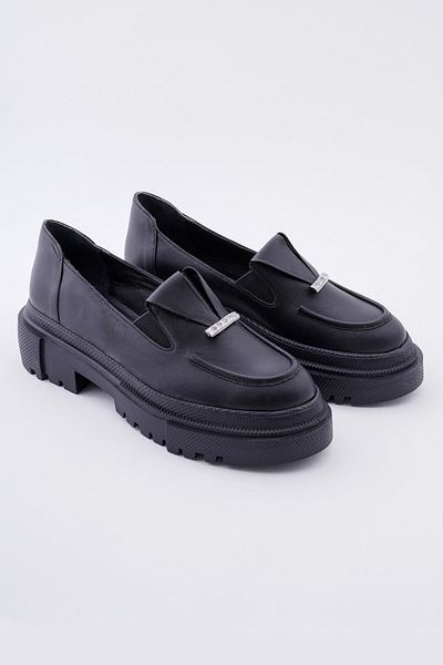 CZ London Genuine Leather Women's Loafers Thick Soled Casual Casual Shoes