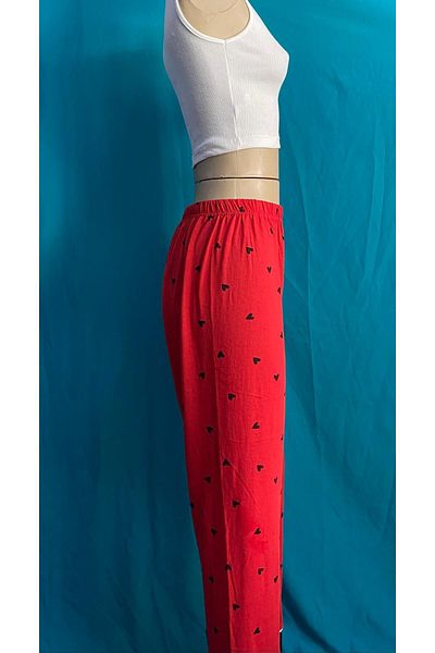 MAYSSTORE Cuffed Cotton Pajama Bottom