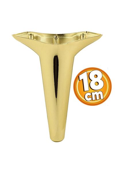 Badem10 Aspen Mobilier de lux Canapea Fotoliu Unitate TV Consolă Picior Picioare 18 Cm Aur Aur Picior (4 buc.)