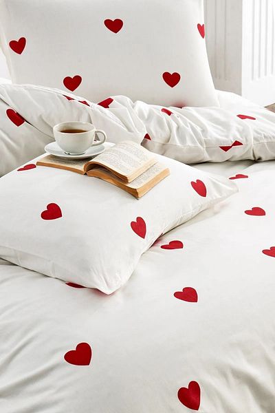 MELONIE Knidos Heart Series - Single Patterned Bedding Set