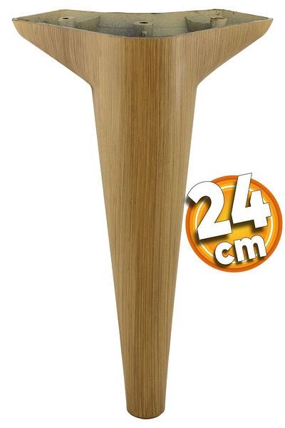 Badem10 Aspen Luxury - Canapea de 24 cm maro deschis și consolă pentru unitate TV