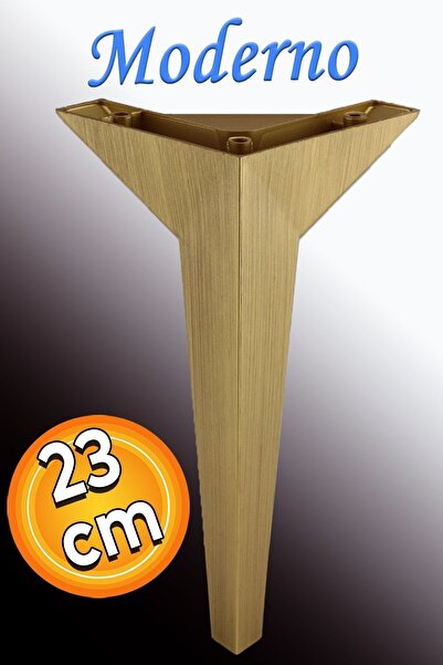 Badem10 Moderno Mobilya Kanepe Tv Ünitesi Konsol Koltuk Ayağı Sarı Gold Altın...