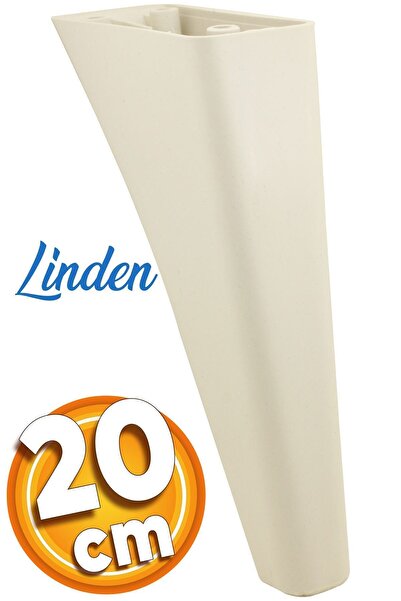 Badem10 Linden Lüks Mobilya Kanepe Tv Ünitesi Koltuk Ayağı 20 Cm Krem Konsol ...