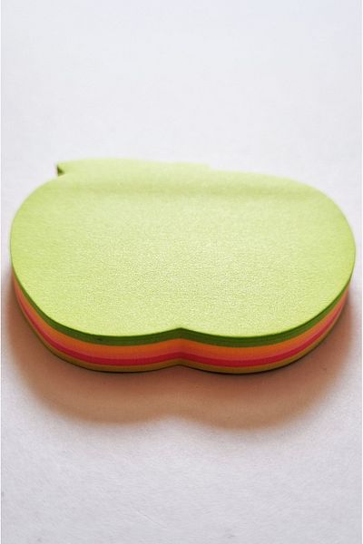 Modellino Apple Shaped Postit - Adhesive Note Paper 80 Sheets 76x76mm