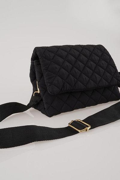 CZ London Women's Puff Bag Quilted Cross Strap Adjustable