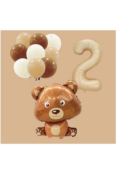 DÜVENCİ TİCARET Age Balloon Cone - Cute Moon Foiled