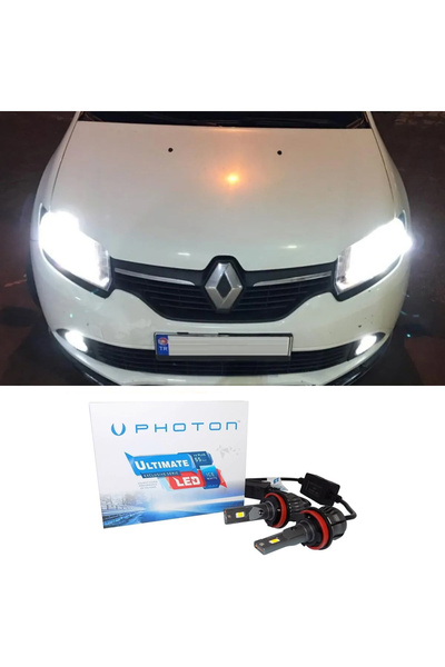Photon Renault Symbol Led Xenon Uzun Far Ampulü H7 Ultimate 9500 Lumens Yeni ...