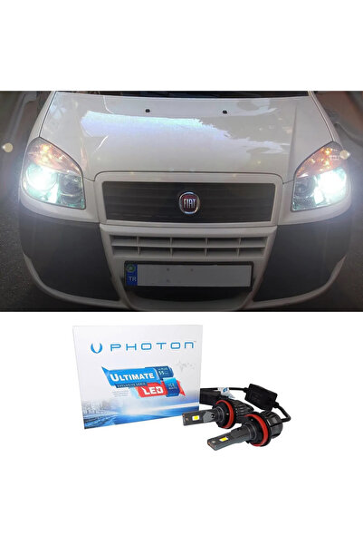 Photon Fiat Doblo D2 Led Xenon Uzun Far Ampulü H1 Ultimate 9500 Lumens Yeni S...