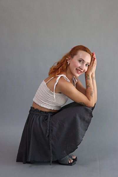 ASC SUN Mini Linen Klosh Skirt